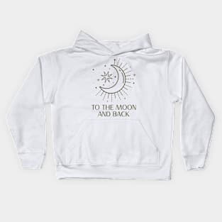 To the Moon and Back Kids Hoodie